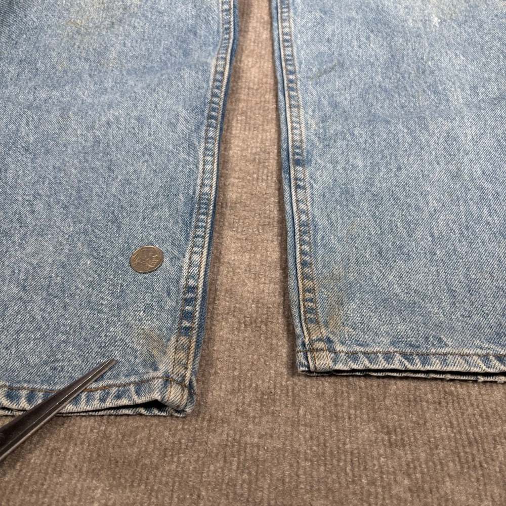 Vintage Levis 506 Jeans Mens 34x30 (Tag 36x30) Orange Tab Blue Denim Made In USA - Picture 6 of 16